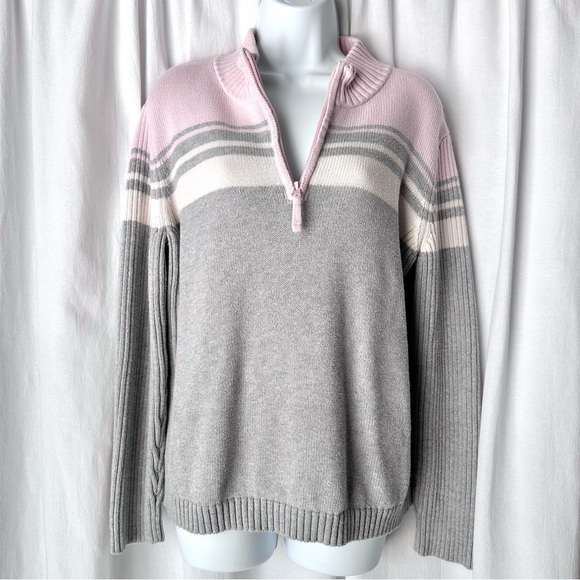 Vintage St. John's Bay Paste Stripe Sweater - Picture 3 of 9